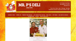 Desktop Screenshot of mrpdeli.com